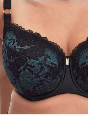 Бюстгальтер полупоролон Alles MOON PU, Цвет: черный, Размеры: 65G, изображение 3