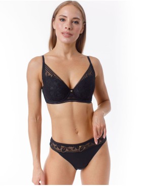 Бюстгальтер на поролоне Coquette Revue IMPRESSIVE 54109-06, Цвет: черный, Размеры: 70C, изображение 6