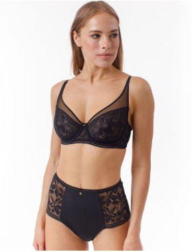 Мягкий кружевной бюстгальтер Coquette Revue IMPRESSIVE 81109-06, Цвет: черный, Размеры: 70C, изображение 7