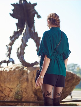 Модные колготки с рисунком Gabriella 661 KRAKOWSKIE 20/60 den чёрный, Цвет: чёрный, Размеры: 2, изображение 2