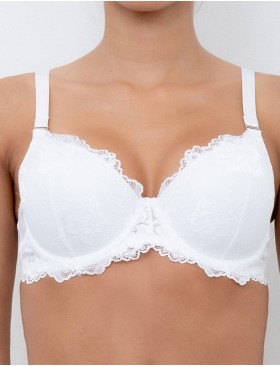 Бюстгальтер балконет Lormar FAVOLOSO bianco, Цвет: bianco (белый), Размеры: 70C