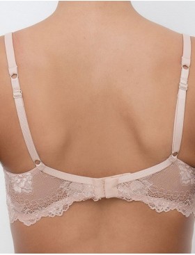 Бюстгальтер балконет Lormar MOUSSE PIZZO noisette, Цвет: noisette (телесный), Размеры: 85D, изображение 2