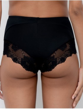 Моделирующие трусы с кружевом Lormar PERFECT NEW nero, Цвет: nero (черный), Размеры: M, изображение 2