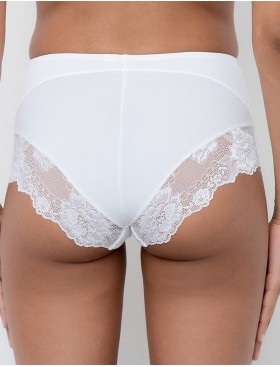 Моделирующие трусы с кружевом Lormar PERFECT NEW bianco, Цвет: bianco (белый), Размеры: S, изображение 4