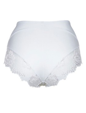 Моделирующие трусы с кружевом Lormar PERFECT NEW bianco, Цвет: bianco (белый), Размеры: S, изображение 8