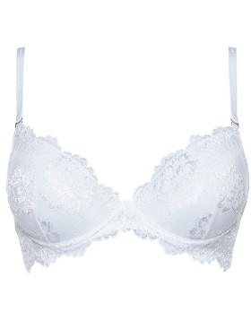 Бюстгальтер балконет пуш-ап с гелем Lormar PRESTIGE bianco, Цвет: bianco (белый), Размеры: 80C, изображение 4