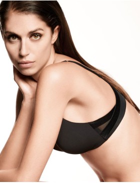 Бюстгальтер триангул планж без косточек Lormar TRIANGOLO EXTRA nero, Цвет: nero (черный), Размеры: 75B, изображение 4