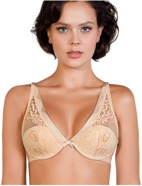 Комплект бралетт и бразилиана Mioocchi LUNA 777878 avorio/oro, Цвет: avorio/oro, Размеры: 70A, изображение 4