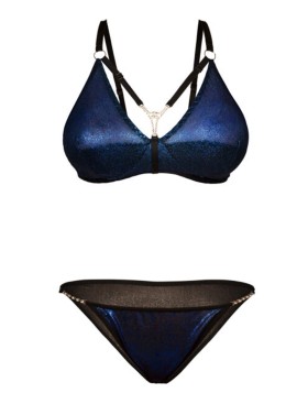 Соблазнительный комплект Anais HARLO SET, Цвет: синий, Размеры: 2XL/3XL, изображение 4