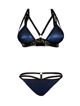 Сексуальный комплект Anais HARLO SET ONE, Цвет: синий, Размеры: 2XL/3XL, изображение 4