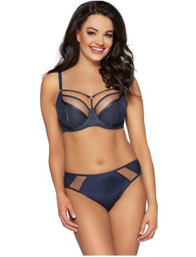 Мягкий бюстгальтер с декоративными бретелями Ava PROTEA 1923 M темно-синий, Цвет: темно-синий, Размеры: 85C, изображение 5