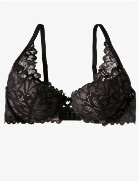 Бюстгальтер кружевной пуш-ап Esotiq TIARA 40156 черный, Цвет: черный, Размеры: 75C, изображение 7