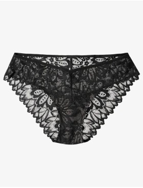 Кружевные трусики бразилиана Esotiq TIARA 40158 черный, Цвет: черный, Размеры: S, изображение 4
