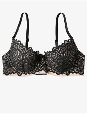 Бюстгальтер балконет пуш-ап Esotiq TROPHY 40341 черный+бежевый, Цвет: черный+бежевый, Размеры: 75E, изображение 6