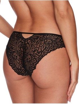 Трусики бразилиана Esotiq TROPHY 40344 черный+бежевый, Цвет: черный+бежевый, Размеры: S, изображение 2