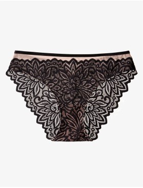 Трусики бразилиана Esotiq TROPHY 40344 черный+бежевый, Цвет: черный+бежевый, Размеры: S, изображение 4
