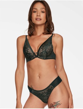 Кружевной бюстгальтер с пуш-ап Esotiq TOSHI 40002 изумруд, Цвет: изумруд, Размеры: 75D, изображение 6