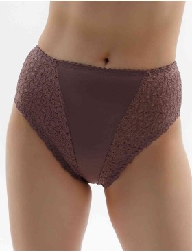 Высокие трусы слипы Lauma COTTON CLASSIC L01810 сиреневые сумерки, Цвет: сиреневые сумерки, Размеры: L