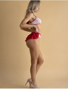 Ролевой костюм медсестры Le Frivole 06717 DOCTOR, Цвет: белый, Размеры: L/XL, изображение 6