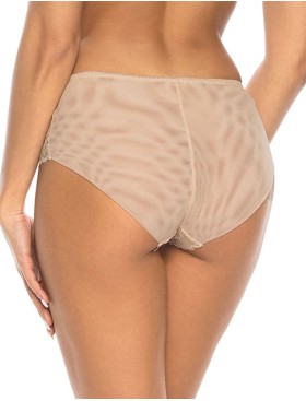 Высокие трусики слипы MAT MILOU bezowy F-3533-52, Цвет: бежевый, Размеры: S, изображение 2