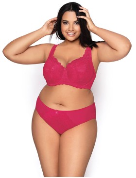 Трусы слипы миди MAT CARMELA RUBINOWY F-053-51-1, Цвет: малиновый, Размеры: S, изображение 3