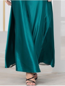 Длинная шелковая сорочка Mia-Amore WINDSOR 3888 изумруд, Цвет: изумруд, Размеры: M, изображение 6