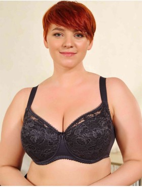 Бюстгальтер с плотной чашкой Misstyle 2508 / 508 антрацит, Цвет: антрацит, Размеры: 85G, изображение 3