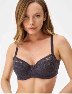 Бюстгальтер с плотной чашкой Misstyle 2508 / 508 антрацит, Цвет: антрацит, Размеры: 85G, изображение 5