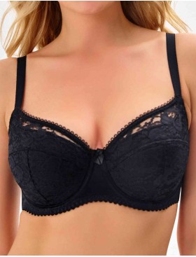 Бюстгальтер с плотной чашкой  Misstyle 2508 / 508 черный, Цвет: черный, Размеры: 80F