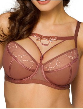 Бюстгальтер со съемным пуш-ап Novika SAVANE N01 PUSH UP, Цвет: кедр, Размеры: 60G