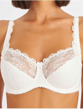 Бюстгальтер полумягкий Simona M 900 молоко, Цвет: молоко, Размеры: 75H