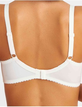 Бюстгальтер полумягкий биколор Simona M 900 молоко-роза, Цвет: молоко-роза, Размеры: 75H, изображение 2