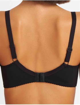 Бюстгальтер полумягкий с флок напылением Simona M 900 бархат бордо, Цвет: бархат бордо, Размеры: 75H, изображение 4