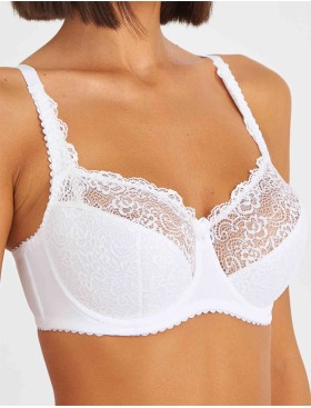 Бюстгальтер полумягкий Simona M 900 белый, Цвет: белый, Размеры: 75H, изображение 3