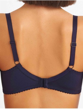 Бюстгальтер полумягкий биколор Simona M 900/98 кварц-лазурит, Цвет: кварц-лазурит, Размеры: 75H, изображение 2