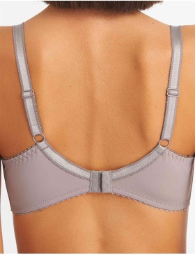 Бюстгальтер полумягкий биколор Simona M 900 серо-розовый, Цвет: серо-розовый, Размеры: 80F, изображение 2