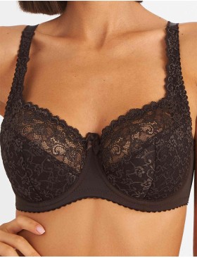 Бюстгальтер полумягкий Simona M 900 шоколад, Цвет: шоколад, Размеры: 75H