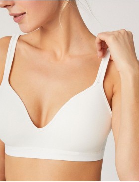 Бюстгальтер триангул без косточек Ysabel Mora 10033 ESSENTIALS белый, Цвет: белый, Размеры: M, изображение 3