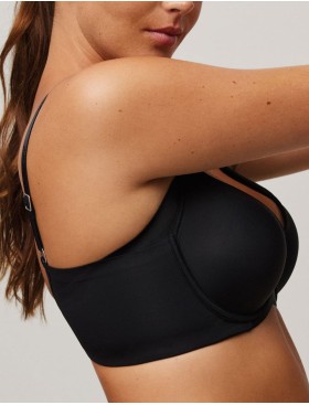 Бюстгальтер с гладкой чашкой Ysabel Mora 10038 ESSENTIALS черный, Цвет: черный, Размеры: 85C, изображение 2