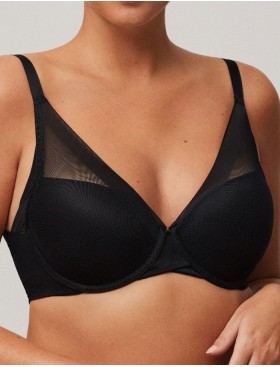 Бюстгальтер бралетт Ysabel Mora 10050 INVISIBLES черный, Цвет: черный, Размеры: 90C
