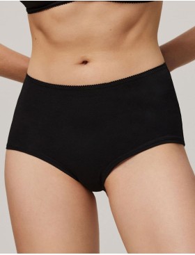 Высокие трусы слипы Ysabel Mora 10075 LAPURESA черный, Цвет: черный, Размеры: M