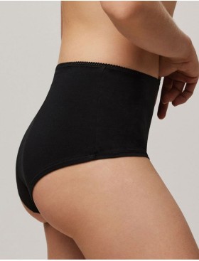 Высокие трусы слипы Ysabel Mora 10075 LAPURESA черный, Цвет: черный, Размеры: M, изображение 3