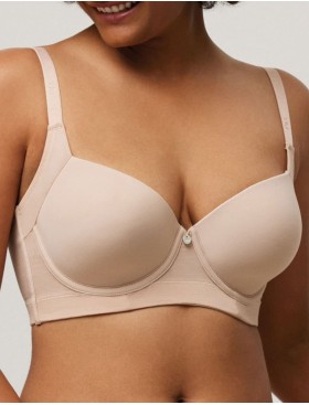 Бюстгальтер с гладкой чашкой Ysabel Mora 10091 ESSENTIALS бежевый, Цвет: бежевый, Размеры: 85D