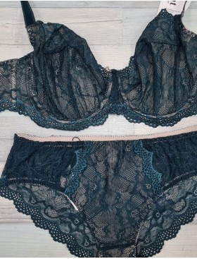 Мягкий бюстгальтер на большую грудь Akcent A-36 M, Цвет: изумруд, Размеры: 70L, изображение 6