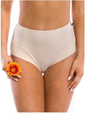 Комплект высоких трусов слипов Key LPF 001 (2 шт) бежевый, Цвет: бежевый, Размеры: 3XL