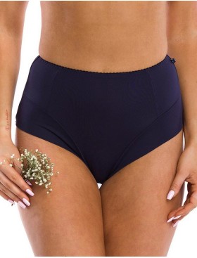 Комплект высоких трусов слипов Key LPF 001 (2 шт) темно-синий, Цвет: темно-синий, Размеры: M