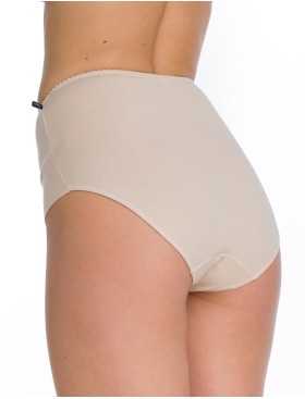 Набор трусов слипов с завышенной талией Key LPF 110 (2 шт) бежевый, Цвет: бежевый, Размеры: 3XL, изображение 2