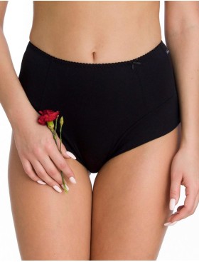 Набор трусов слипов с завышенной талией Key LPF 110 (2 шт) черный, Цвет: черный, Размеры: L