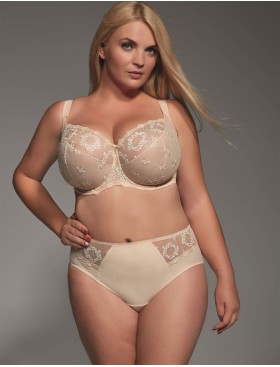 Бюстгальтер мягкий Kris Line FORTUNA COFFEE soft, Цвет: телесный, Размеры: 85DD, изображение 8