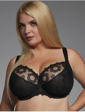 Бюстгальтер мягкий Kris Line FORTUNA soft черный, Цвет: черный, Размеры: 65JJ, изображение 6